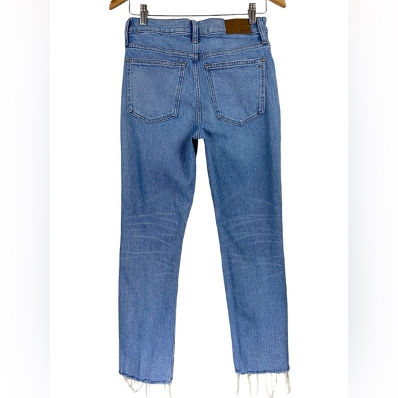 Madewell The Perfect Vintage Jean Stretch Raw Hem Size 27P - Picture 6 of 15